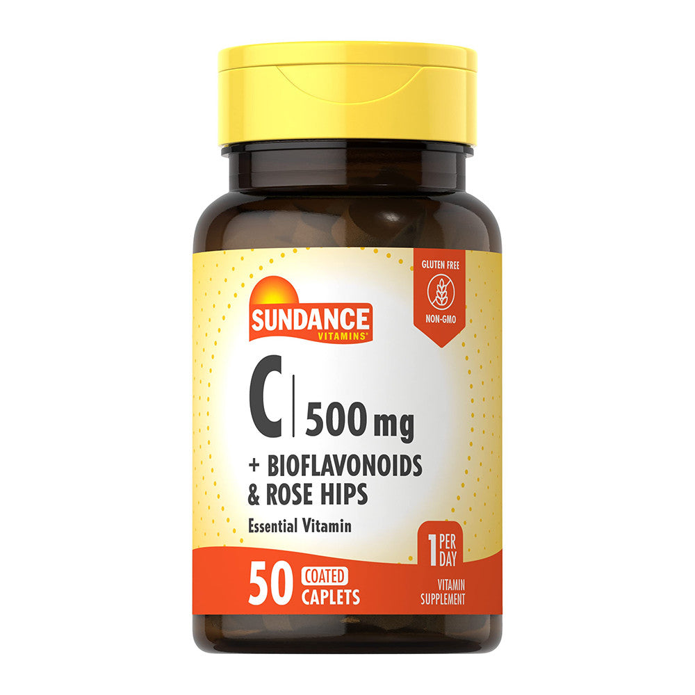 Sundance Vitamin C 500 Mg With Bioflavonoids And Rose Hips Tablets, 50 Ea
